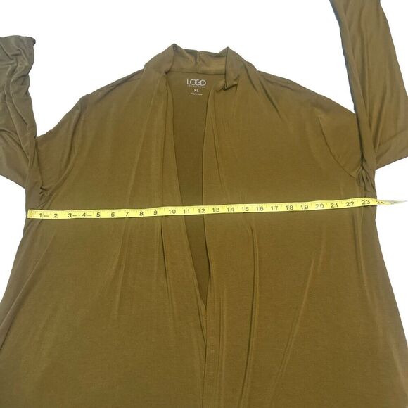 Logo Lounge Lori Goldstein Womens Two Toned Open Rayon Cardigan Sz XL - Picture 7 of 8